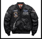 Men's MA-1 Flight Bomber Jacket | Classic Military Cargo Style Coat