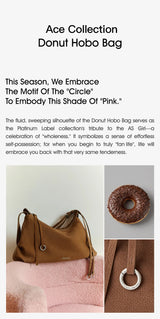 Amazing Song Donut Hobo Bag – Genuine Leather Crossbody
