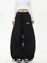 Women's Wide-Leg Cargo Joggers