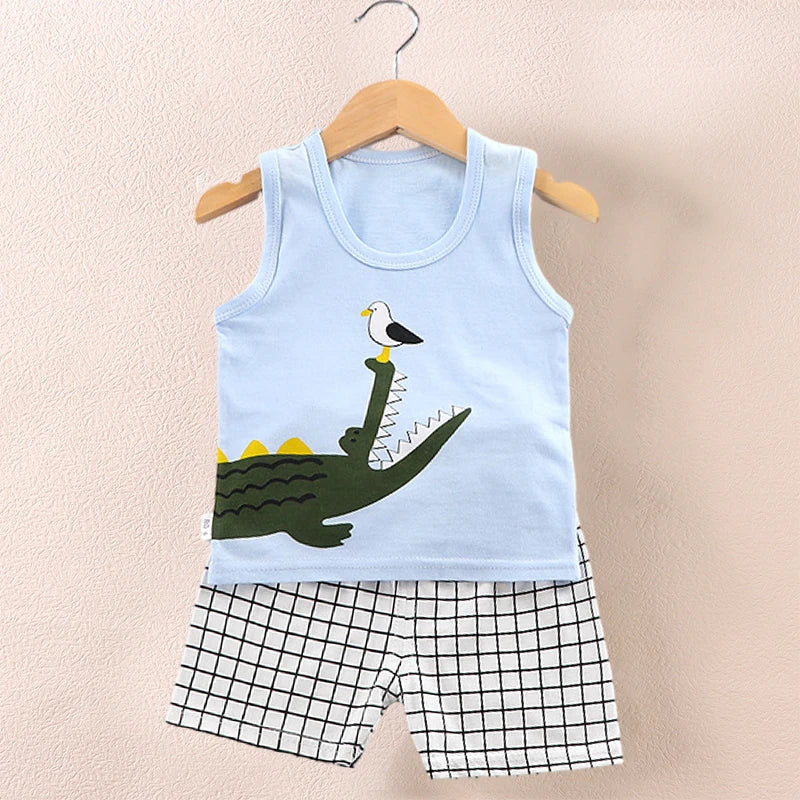Kids' Summer Tank & Shorts Set