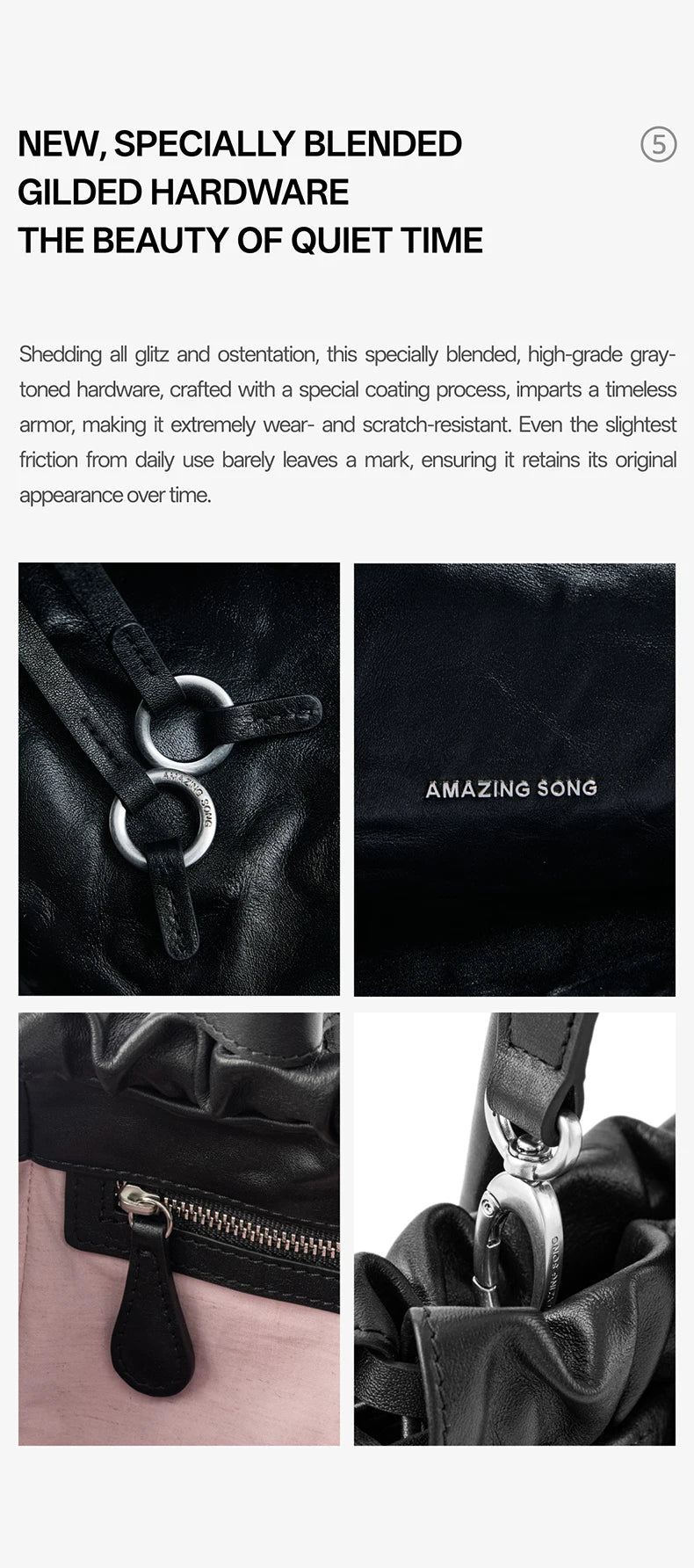 Amazing Song Cloud Hobo Bag – Genuine Leather Crossbody