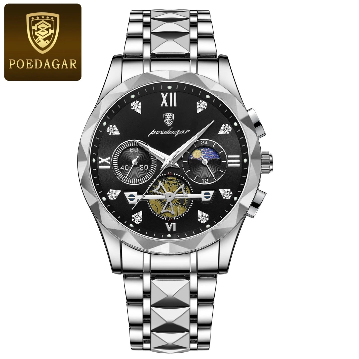 POEDAGAR 996 Men's Luxury Chronograph Watch