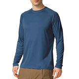 Nheals UPF 50+ Long Sleeve T-shirt Men's UV Sun Protection Quick Dry Breathable Sunscreen T-shirt Hiking Fish Performance Tops
