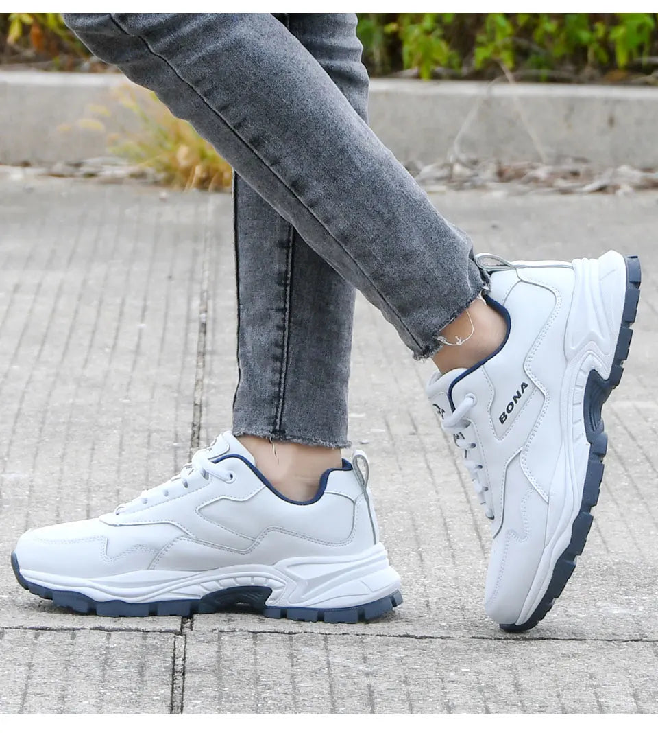 BONA New Designers Running Shoes Casual Fashion Sport Shoes Women Summer Breathable Luxury Brand Sneakers Ladies Footwear