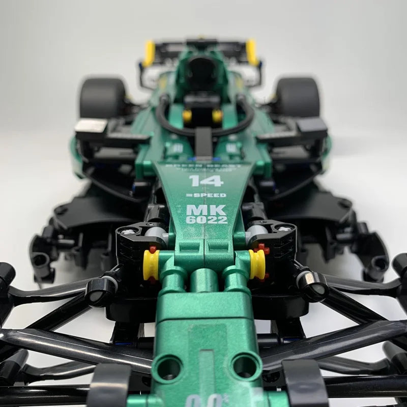 MK6022 1912PCS 1:8 New Technic Martin Aramco AMR25 Building Blocks MOC Sports Car DIY Assembly Model Set Toy Gifts for Boy Decor