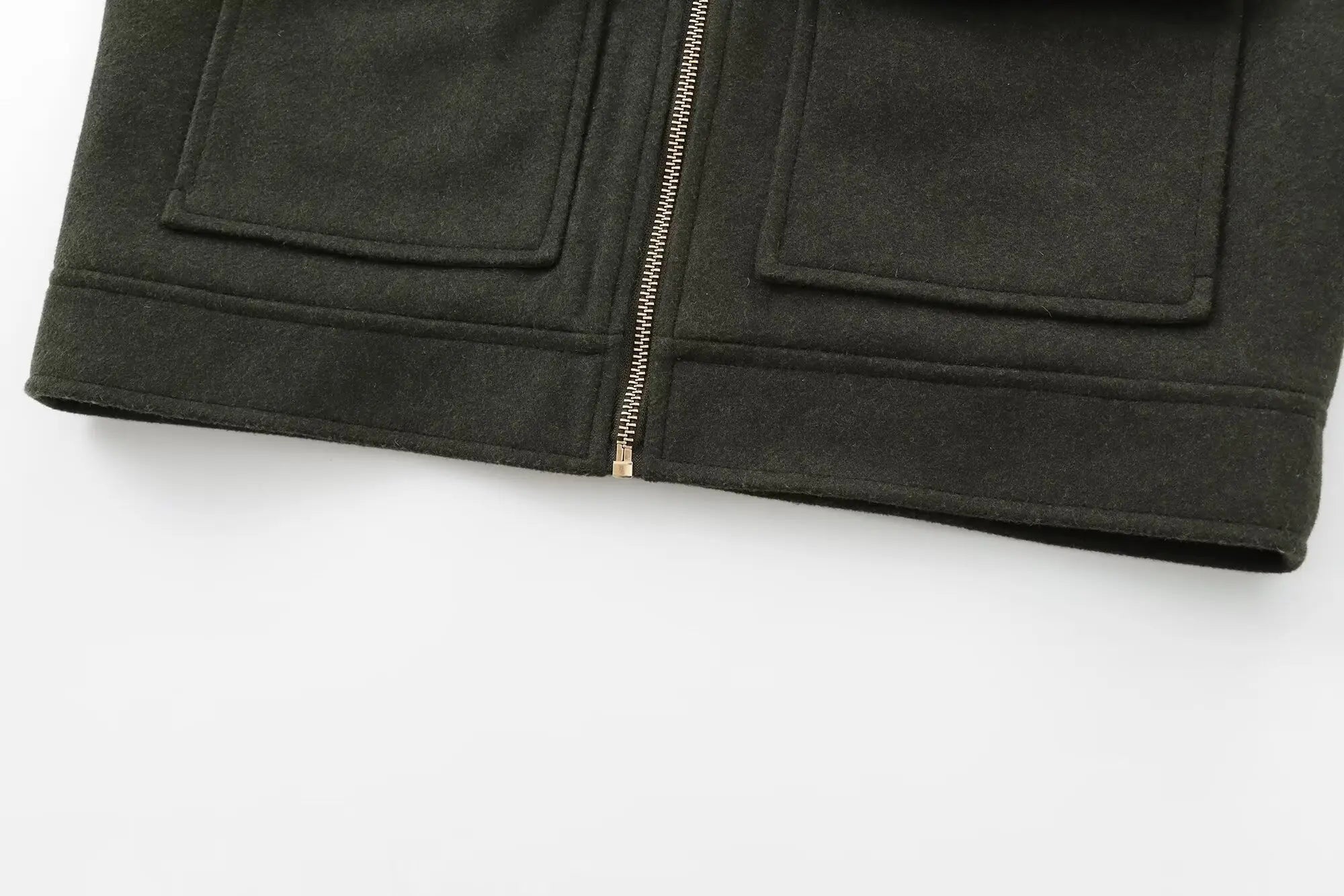 Women's Zipper Jacket Coat New Winter Long Sleeve Pocket Outerwear Coat Short Street Elegant Women's Jacket