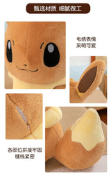 45/55/75CM Big Size Pokemon Eevee Plushies Kawaii Cartoon Anime Plush Soft Pillow Doll Stuffed Plushies Cute Room Ornament Gift