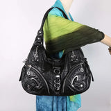 Vintage Women Handbags Fashion Shoulder Bag Large Tote Top-handle Shopping Pack Multifunctional Satchel Lady Hobos Purse