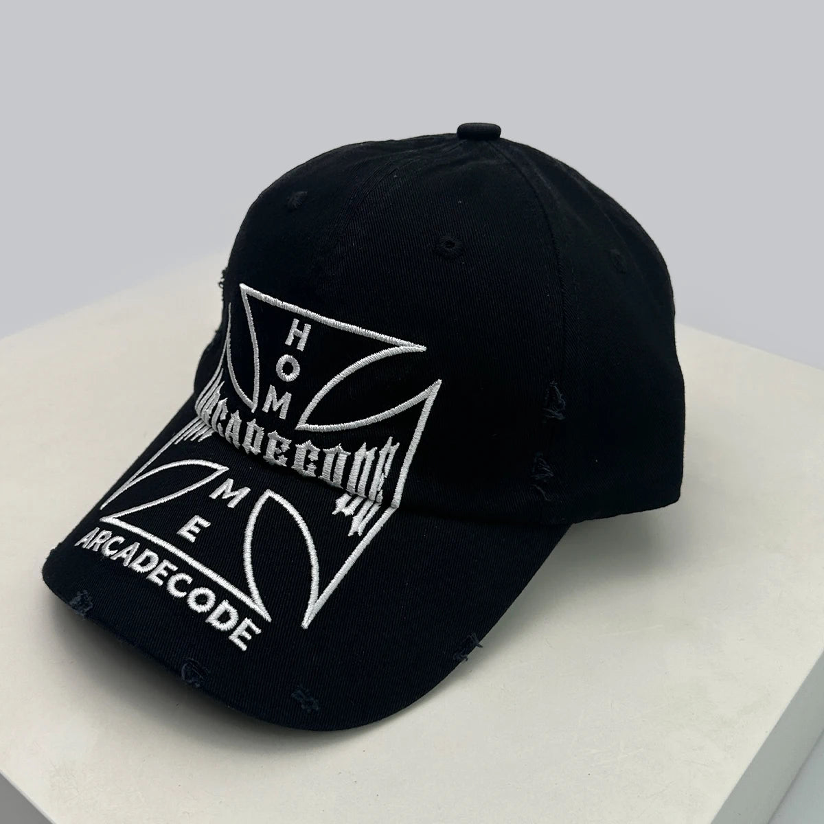 Unisex Cross Embroidery Baseball Cap | Street Style