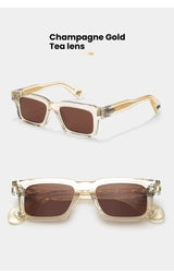 PRILEY Belvedere Vintage Square Sunglasses for Men & Women
