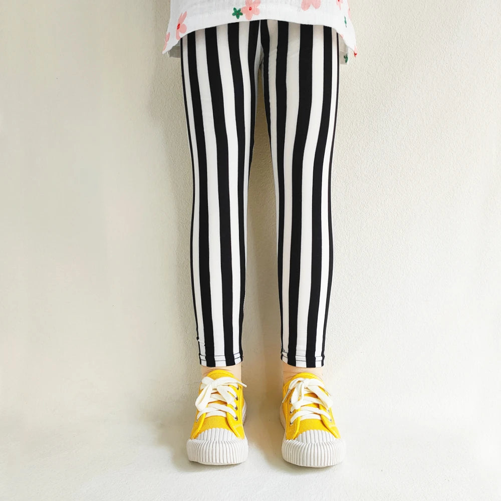 Girls' Floral Cartoon Fashion Leggings