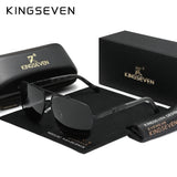 KINGSEVEN New Luxury Sunglasses Men UV400 Square Large Frame Polarized Glasses Male Women Outdoor Causal Fashion Driving Eyewear