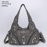Angel Kiss Women Handbags Fashion Shoulder Bag Large Tote Top-handle Shopping Pack Multifunctional Satchel Lady Hobos Big Purse