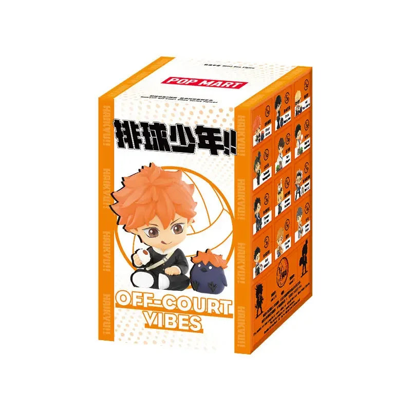 POP MART HAIKYU!! OFF-COURT VIBES Series  Mystery Box Genuine Blind Box Guess Toys Bag Ornament Figurine Home Decor Desktop Doll