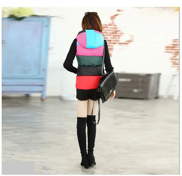 Quilted Cropped Puffer Vest