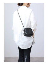 Women's Real Leather Crossbody Bags Luxury Designer Soft Black Shoulder Bag Cowhide Small Size Versatile Fashion Purses