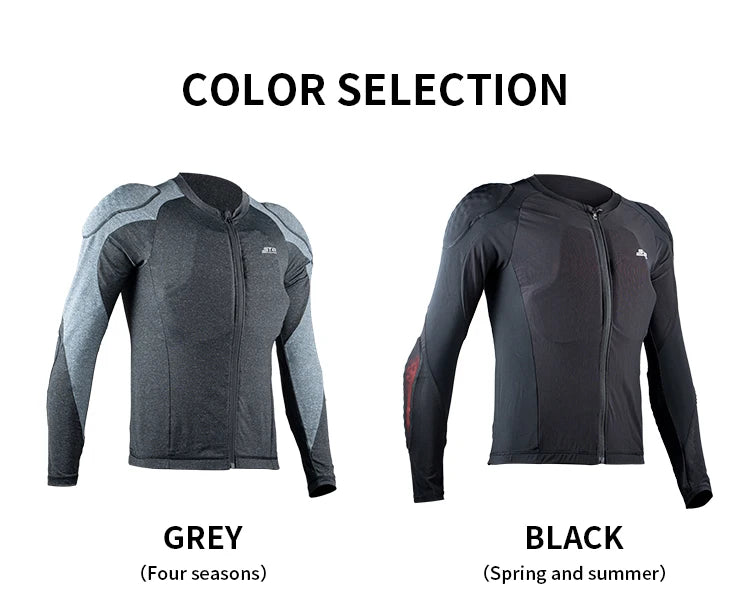 Summer Men Motorcycle Soft Armor Jacket CE Level 2 Moto Body Armor Clothing Male Motocross Protection Riding Protective Gear