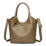 Brand High Quality Soft Leather Large Capacity Top-handle Bags Female Handbags Women Shoulder Crossbody Totes Messanger Bag Sac