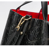 CH Fashion Brand Women's Handbag Large Capacity Casual Diagonal letter Silver Fox Is PU Leather Shoulder Bag