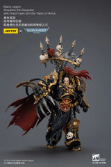 JOYTOY Warhammer 40k 1/18 Action Figures Black Legion Abaddon the Despoiler with Drach'nyen and the Talon of Horus