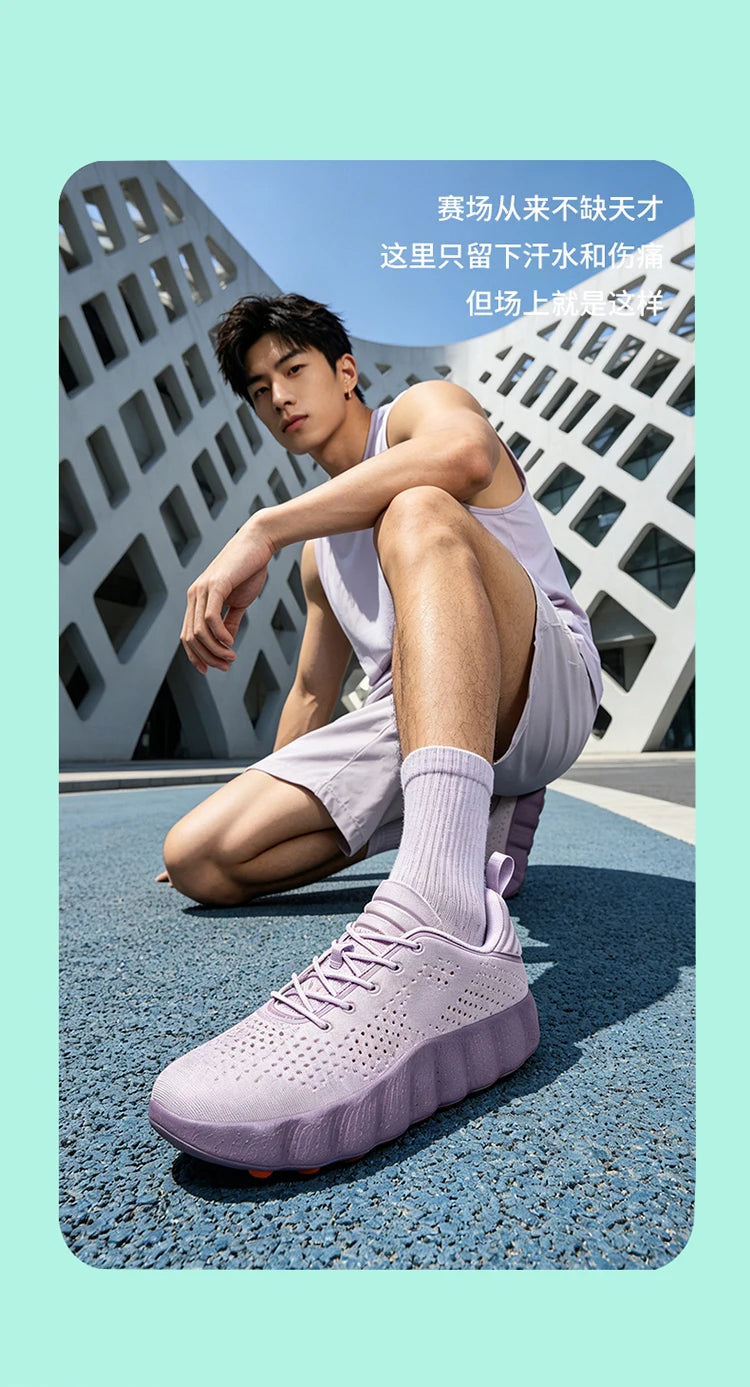 ClaWave Unisex Massage Cushioning Running Sneakers — Breathable Knit, Non-Slip