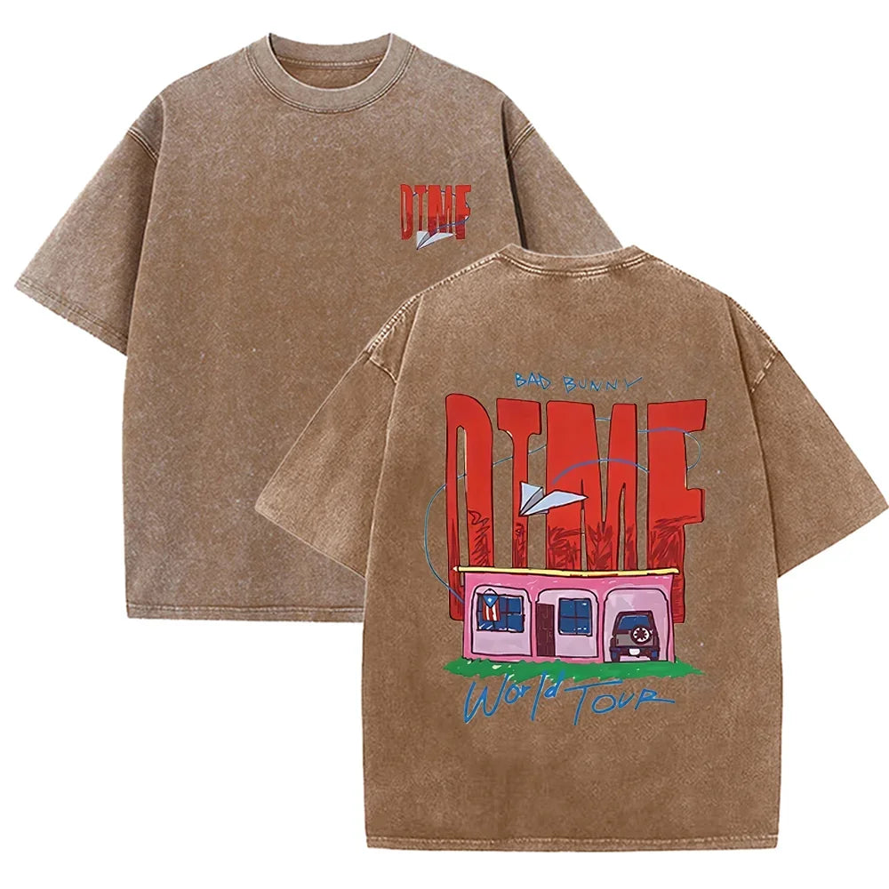 Vintage Washed Cotton Graphic Tee