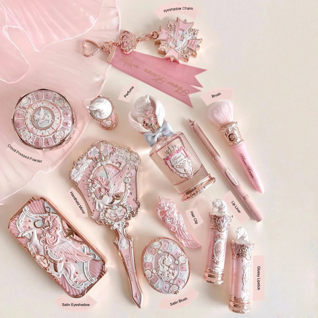 Flower Knows Knight Unicorn Makeup Set