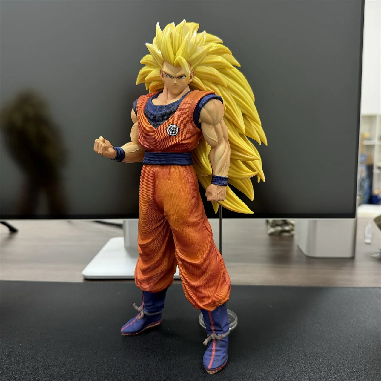 Dragon Ball Z Son Goku SSJ3 Figure Super Saiyan 3 Goku Action Figures 30CM PVC Statue Collection Model Toys Gifts