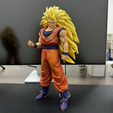 Dragon Ball Z Son Goku SSJ3 Figure Super Saiyan 3 Goku Action Figures 30CM PVC Statue Collection Model Toys Gifts