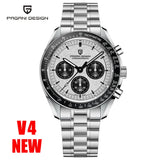 PAGANI DESIGN Meteorite Dial Luxury Quartz Watch For Men Speed Sport Chronograph Waterproof AR Sapphire crystal Wrist watch Men
