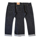 Red Tornado Lot 601B Black Jeans Straight Fit 14.5oz Selvedge Denim Pants Rinsed