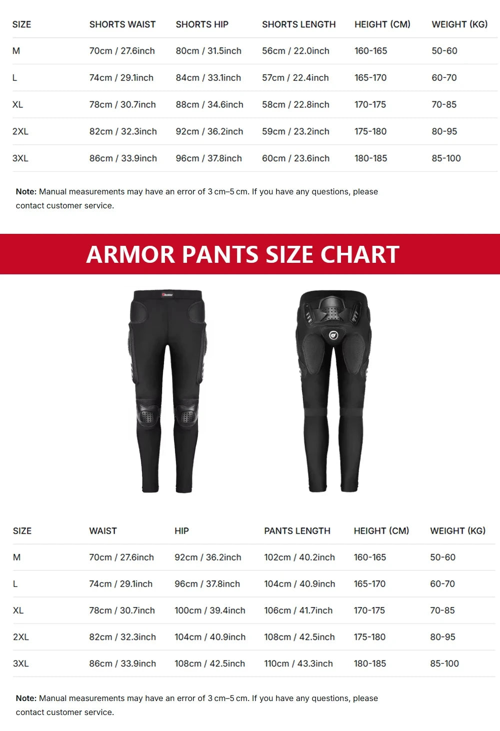 HEROBIKER Motocross Armor Jacket & Pants Set