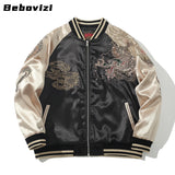 Dragon Embroidered Harajuku Jacket