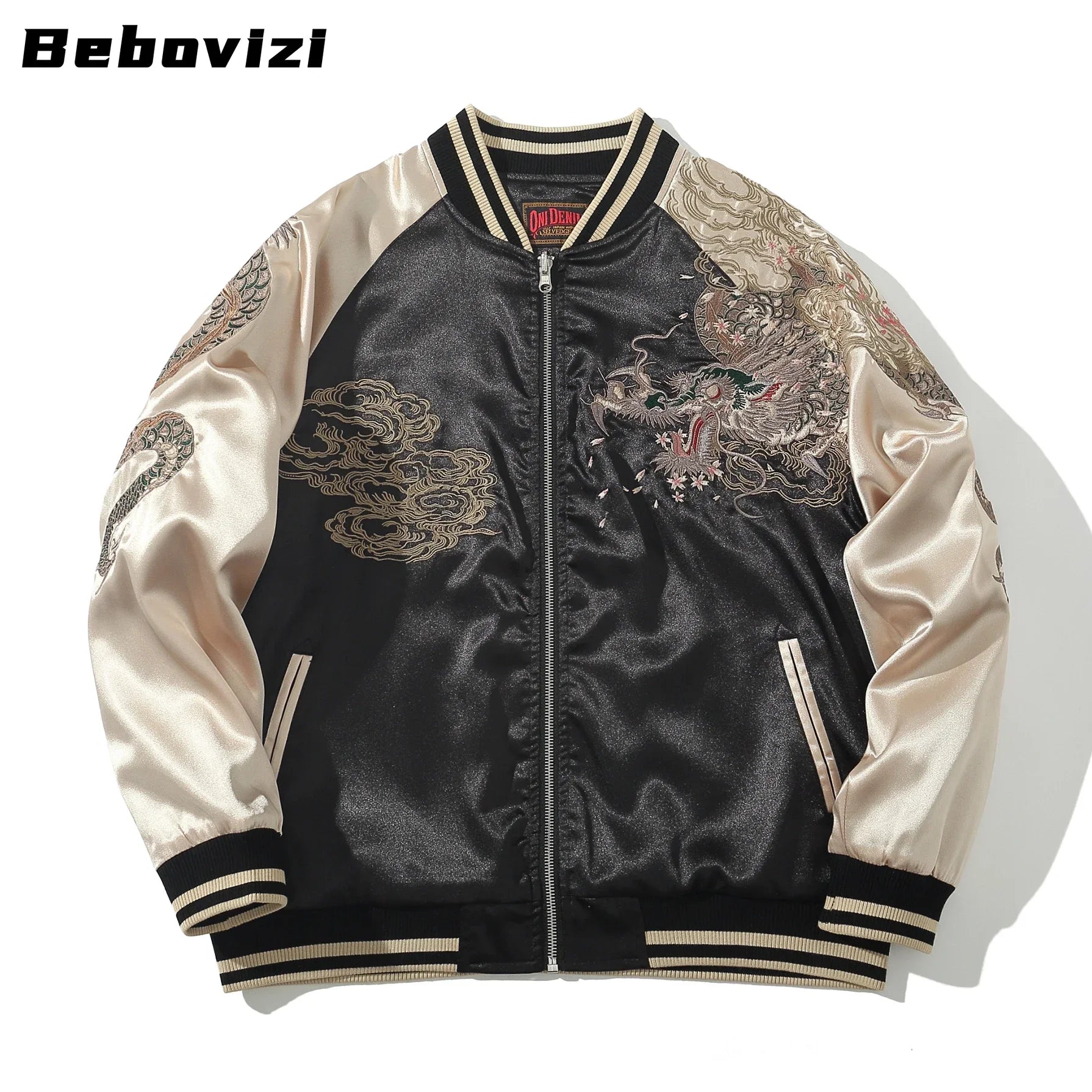 Dragon Embroidered Harajuku Jacket