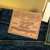 22oz Selvedge Denim Jeans – Loose Straight Leg, 100% Cotton