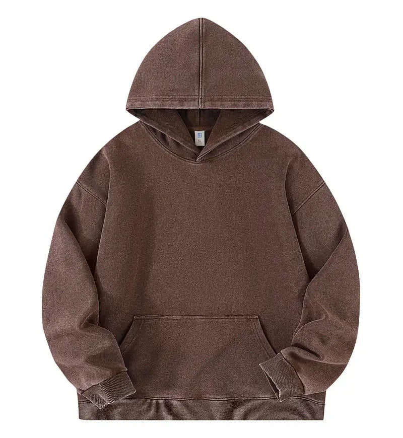 Vintage Washed Oversized Pullover Hoodie
