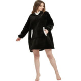 Oversized Fleece Hoodie Blanket