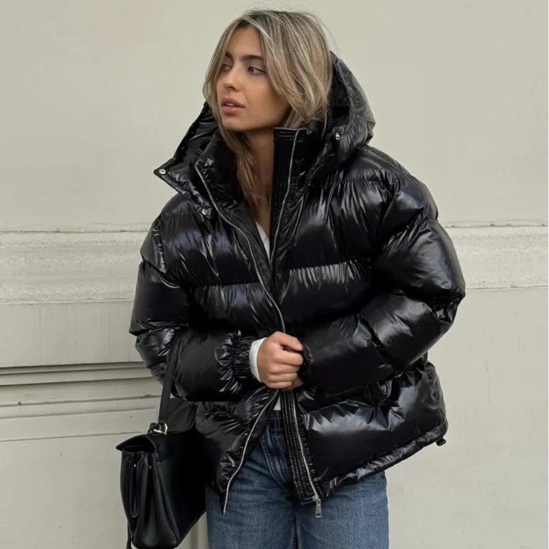 Women’s Hooded Puffy Cotton Jacket