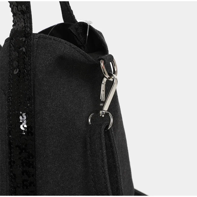 Women's Faux Suede Satchel Bag