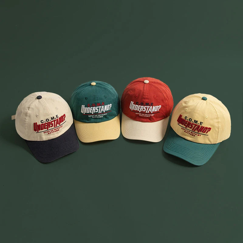 Adjustable Cotton Baseball Cap with Wide Brim