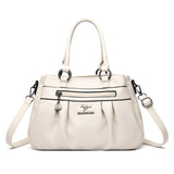 Three Layers Luxury Casual Tote Women Bag Top Quality Pu Leather Ladies Hand Bags for Women Big Shoulder Crossbody Bags Sac New