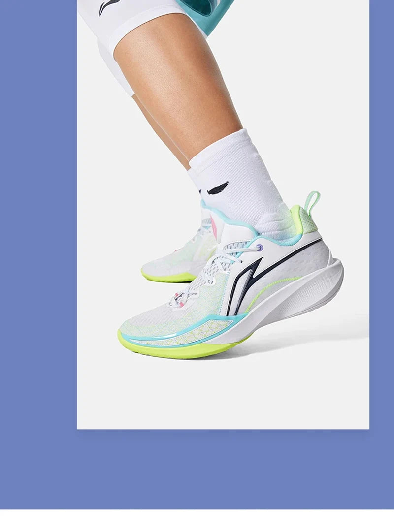 Li-Ning Men's SHINING 2 Professional Basketball Shoes LIGHT FOAM PLUS Breathable Cushion Wearable LiNing Sneakers ABAV009