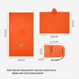 Outdoor 3-in-1 Waterproof Rain Poncho & Shelter
