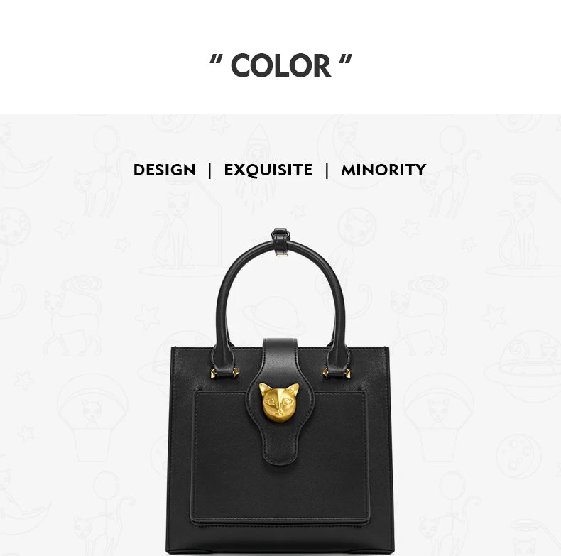 BAFELLI 2026 WOMEN'S NEW HANDBAG CAT LUXURY LEATHER FASHION BUSINESS SHOULDER STYLISH CASUAL CROSSBODY FEMALE PURSE OFFICE LADY