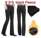 Men's Mid-Rise Flare Jeans | Slim Fit Denim Trousers