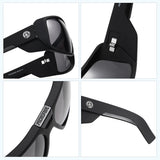 KDEAM Muscle Car Styling And Serious Performance Polarized Men's Sunglasses Sport Cycling Glasses Features Sturdy 5-Barrel Hinge