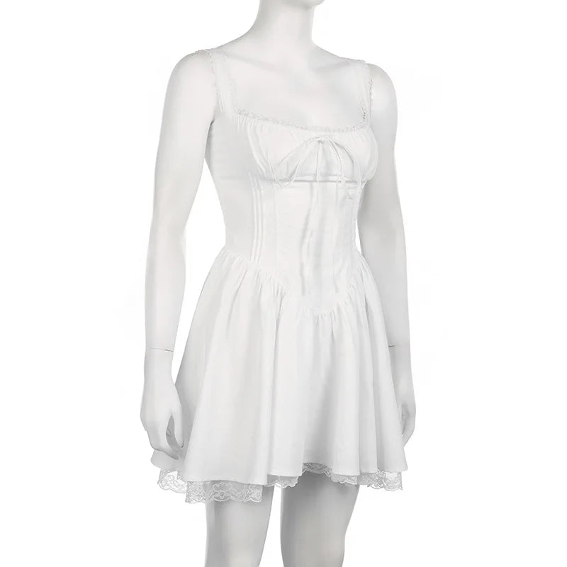 French Hepburn Style Black Camisole Dress