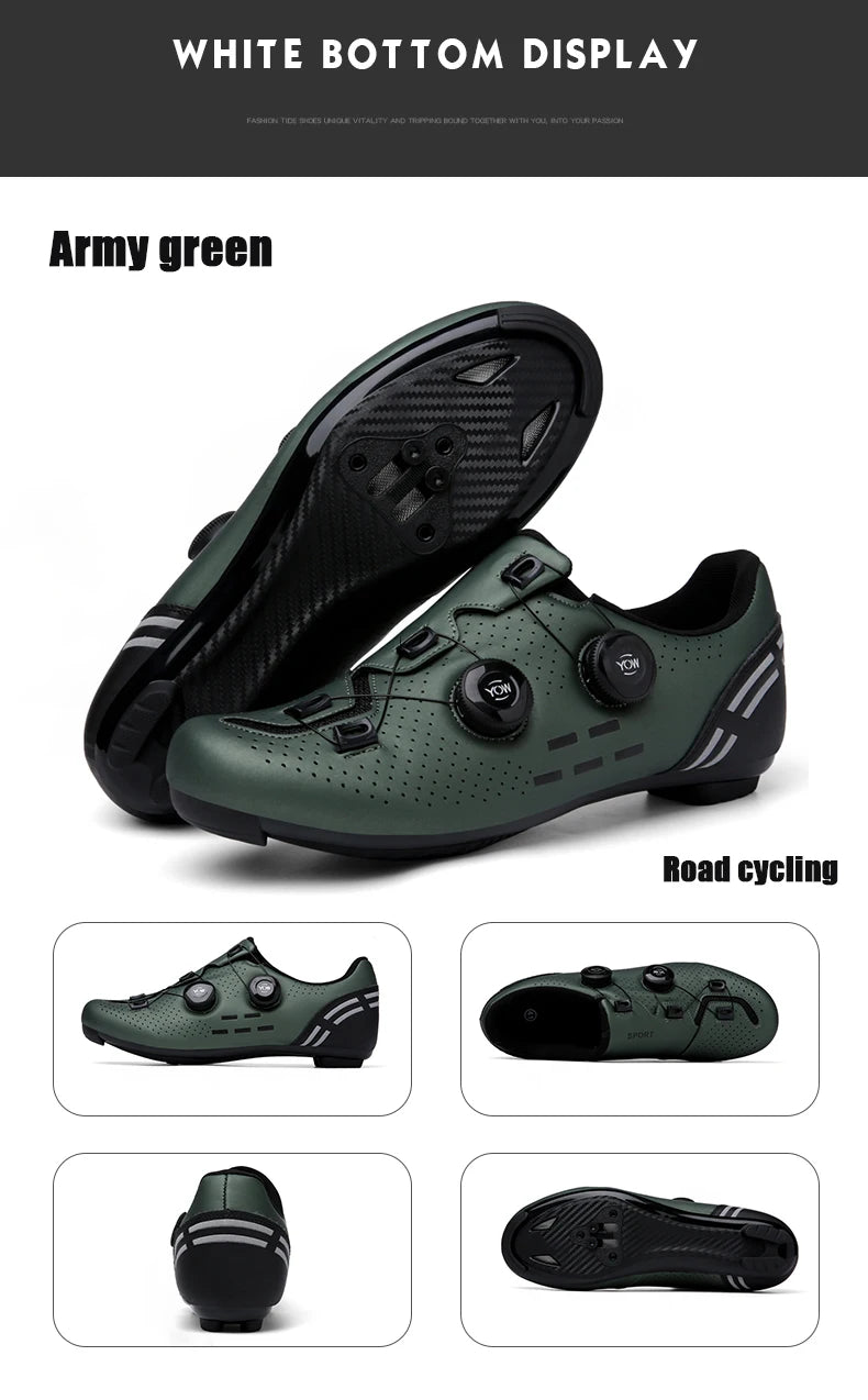 2026 Cycling Sneaker Mtb with Cleats Men Carbon Sports Speed Bike Shoes Women Mountain Racing Flat SPD Road Cycling Footwear