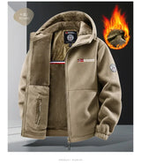 Men's Hooded Fleece Jacket – Warm Outdoor Layer
