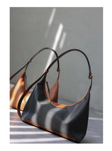 New Arrival Underarm Bag Women Genuine Leather Crossbody Bag Fashion Female Nylon Handbag Luxury Messenger Purses